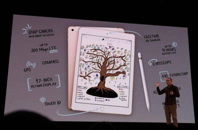 苹果公司推出新款iPad发力教育领域