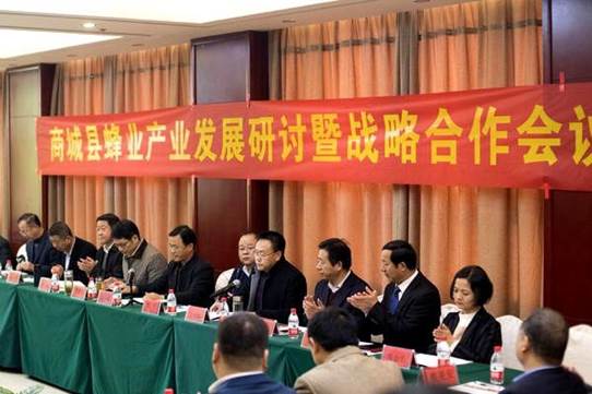 蜂农陈会平在大别山发展蜂蜜产业,受到政府嘉奖